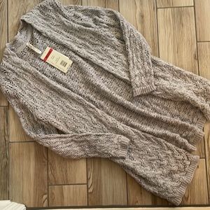 NWT grey Cardigan